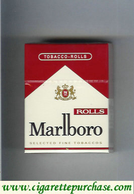 Marlboro Rolls cigarettes hard box